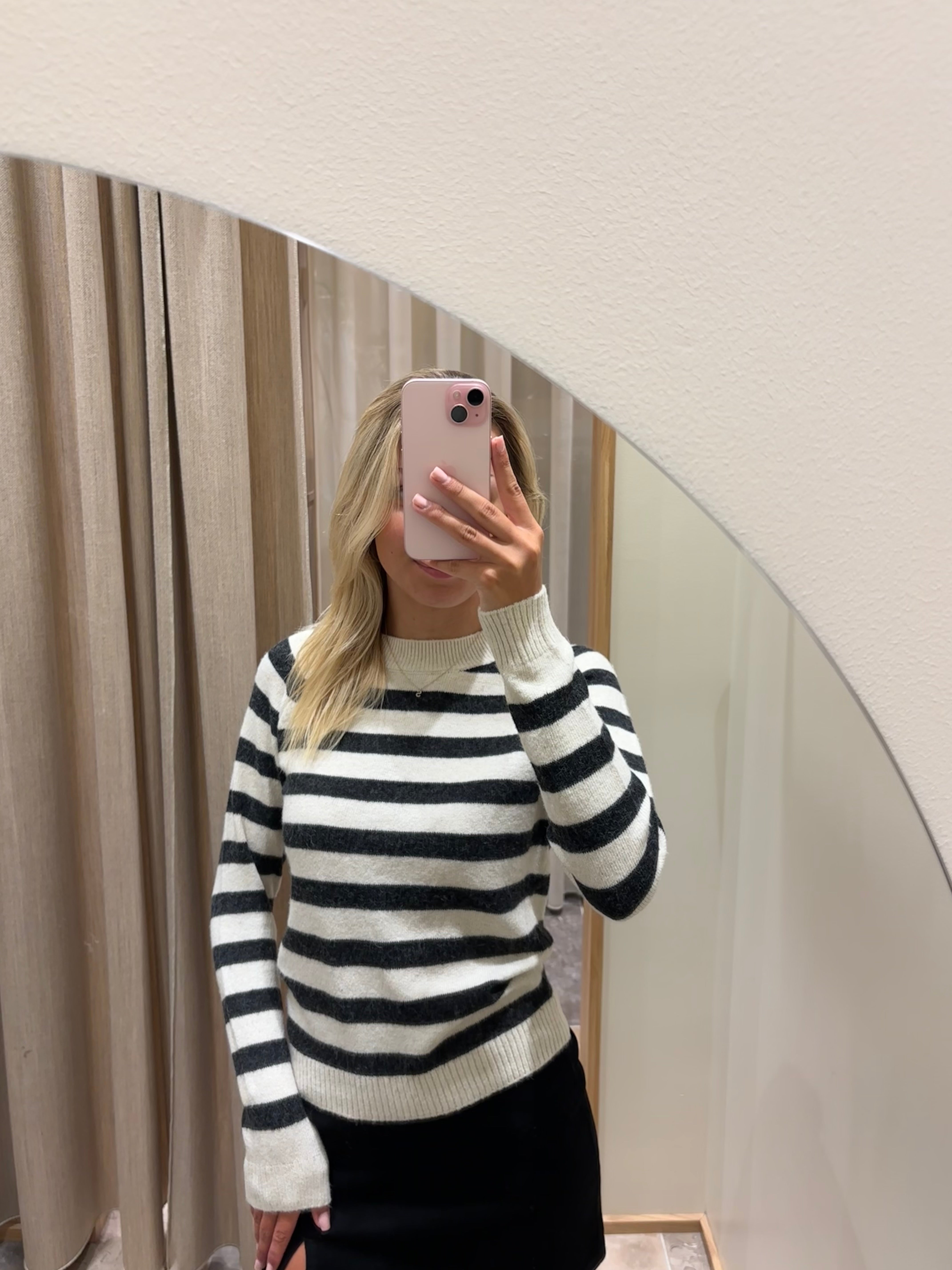 VMDOFFY Pullover - Birch Stripes Black